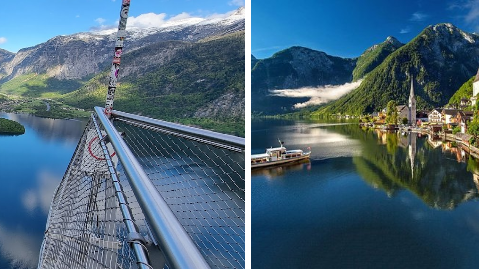 Lake and skywalk