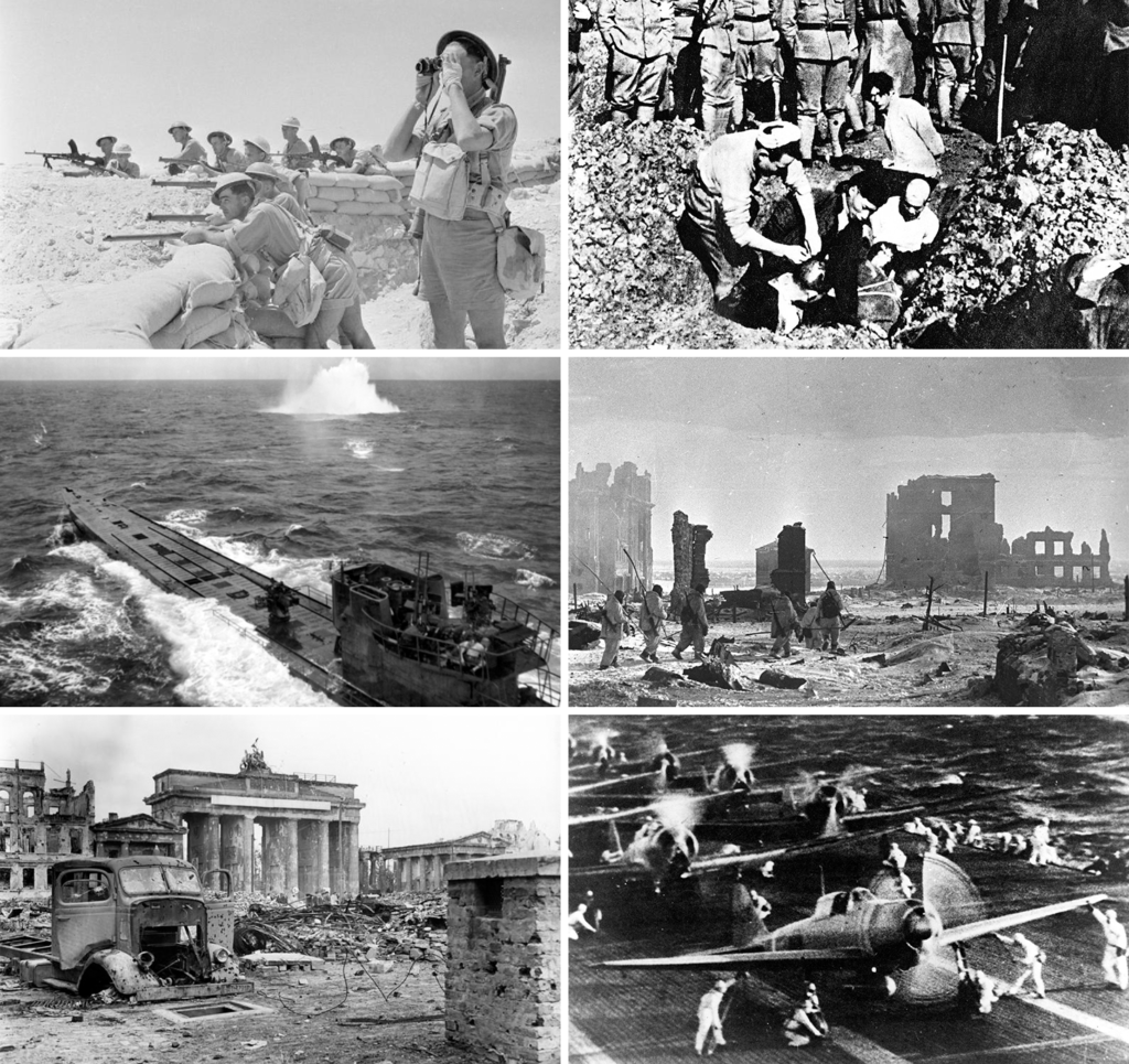 World War II montage